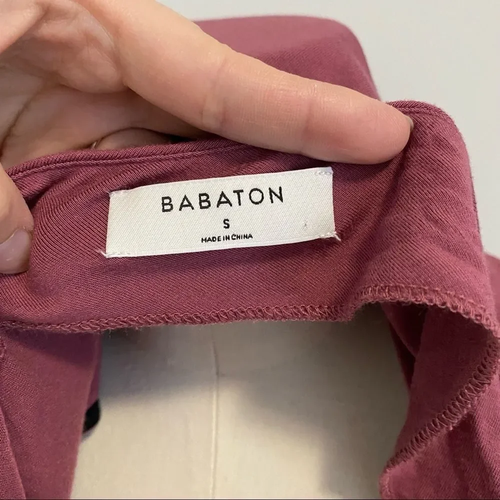 Aritzia Babaton Taddeo One Shoulder Tank Top Dark Mauve - Picture 9 of 13